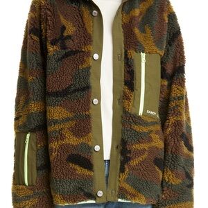 Sandy Liang Camo Rare Fleece Jacket